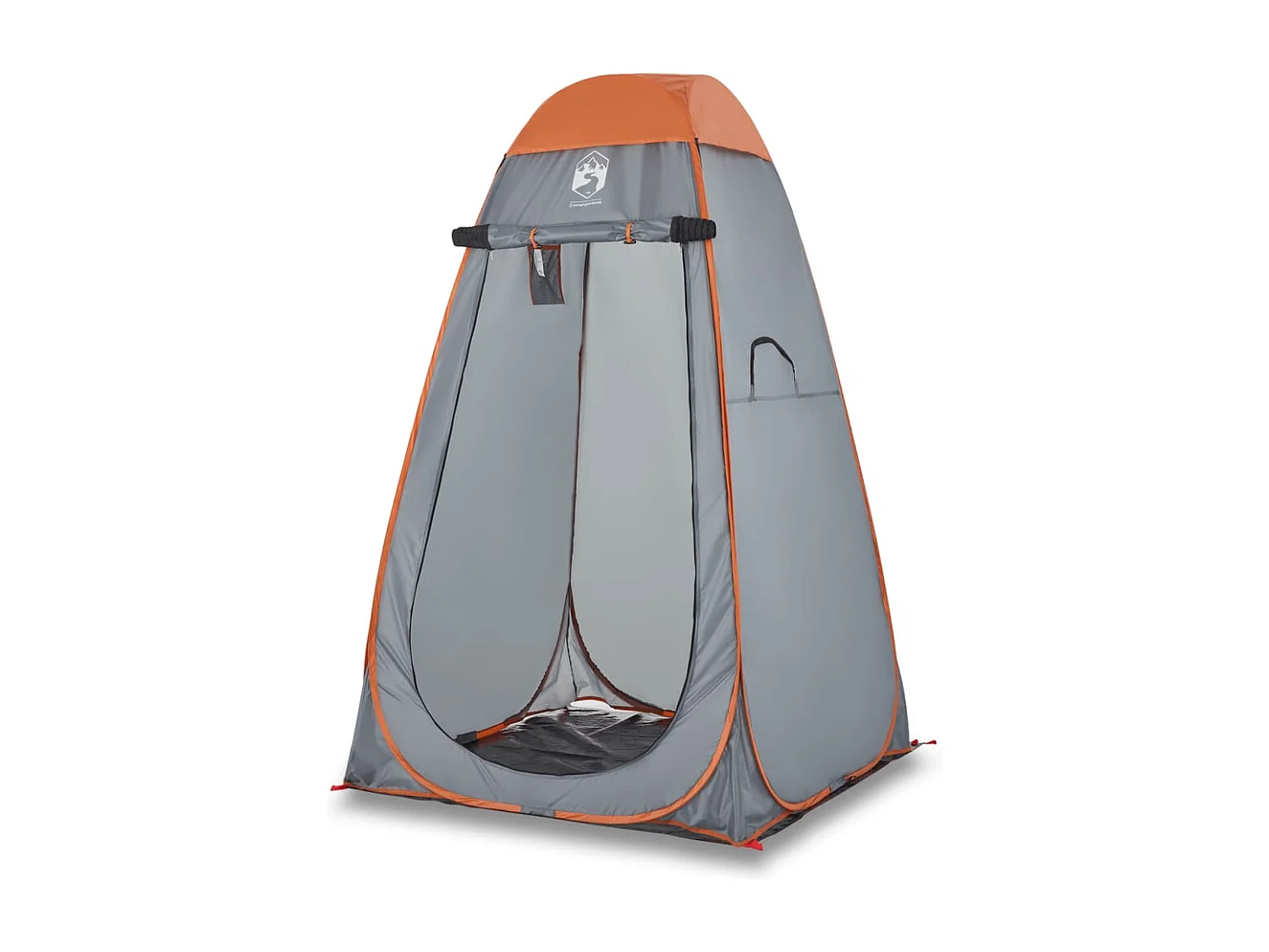 Privacytent pop-up waterdich grijs en oranje BE831483