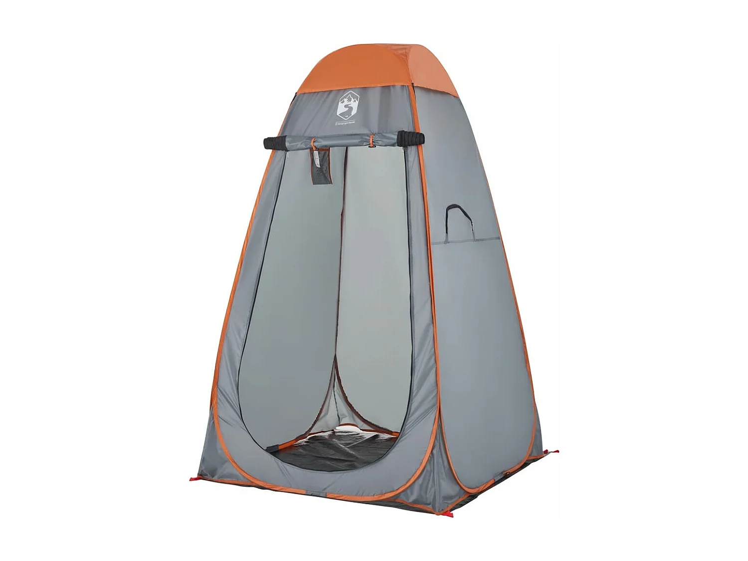 Privacytent pop-up waterdich grijs en oranje BE831483