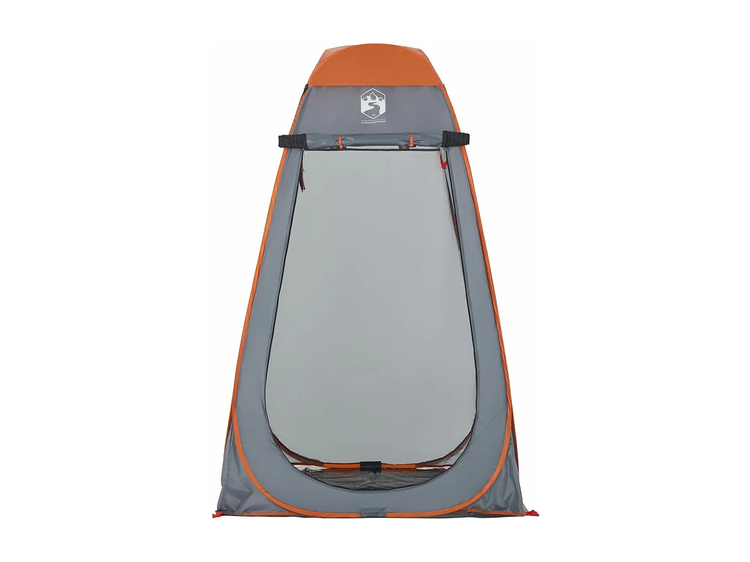 Privacytent pop-up waterdich grijs en oranje BE831483