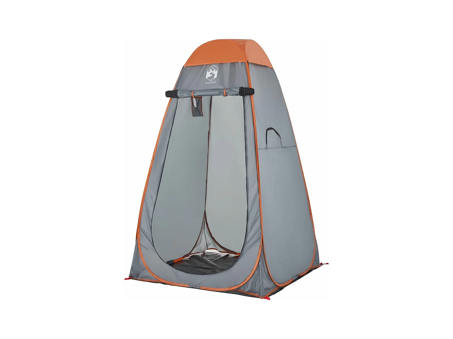 Tonnelle -Tente d'intimité gris et orange escamotable imperméable FR770281