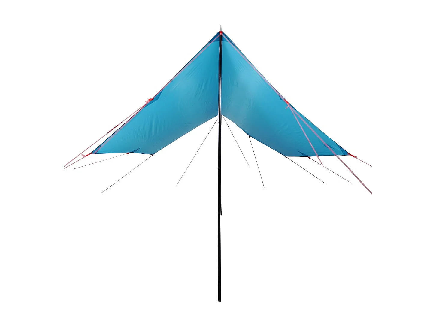 Lona de campismo 460x305x210 cm impermeável azul PT924976