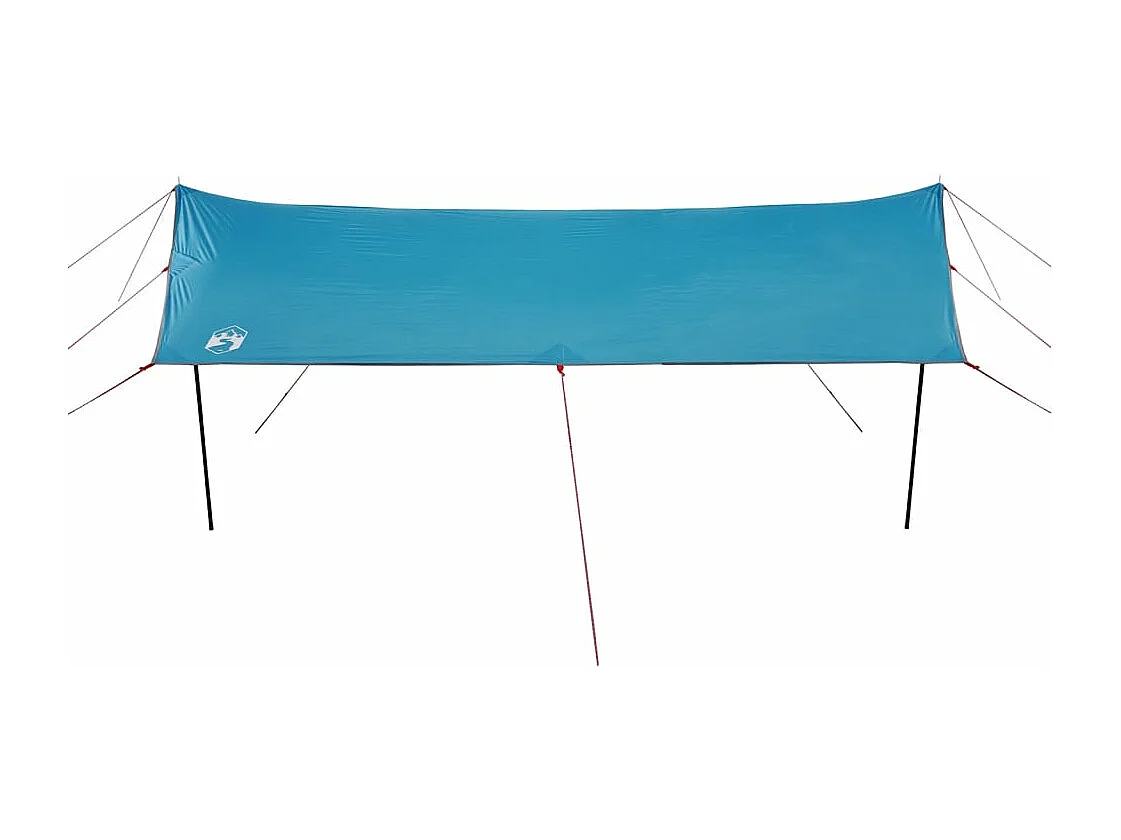 Lona de campismo 460x305x210 cm impermeável azul PT924976