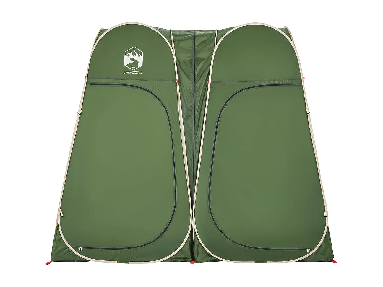 Tonnelle -Tente d'intimité vert escamotable imperméable FR409453