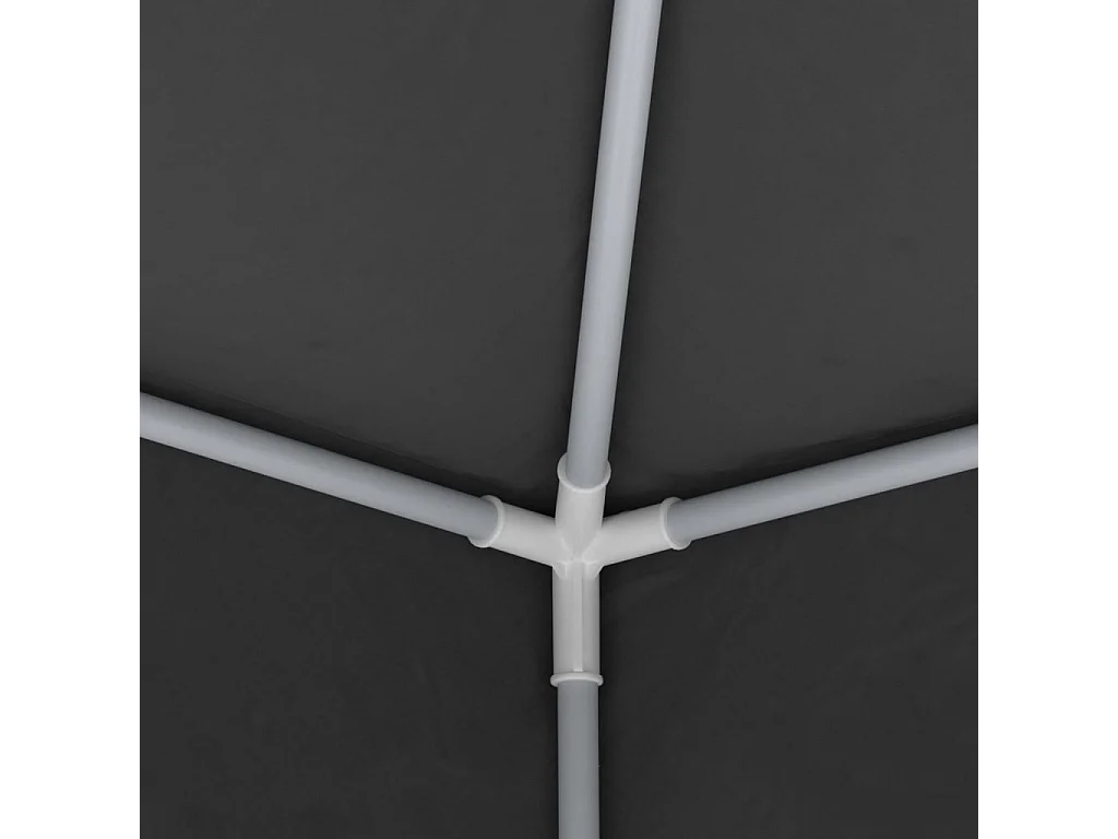 Tonnelle -Tente de réception et parois latérales 2x2 m Anthracite 90 g/m² FR846430