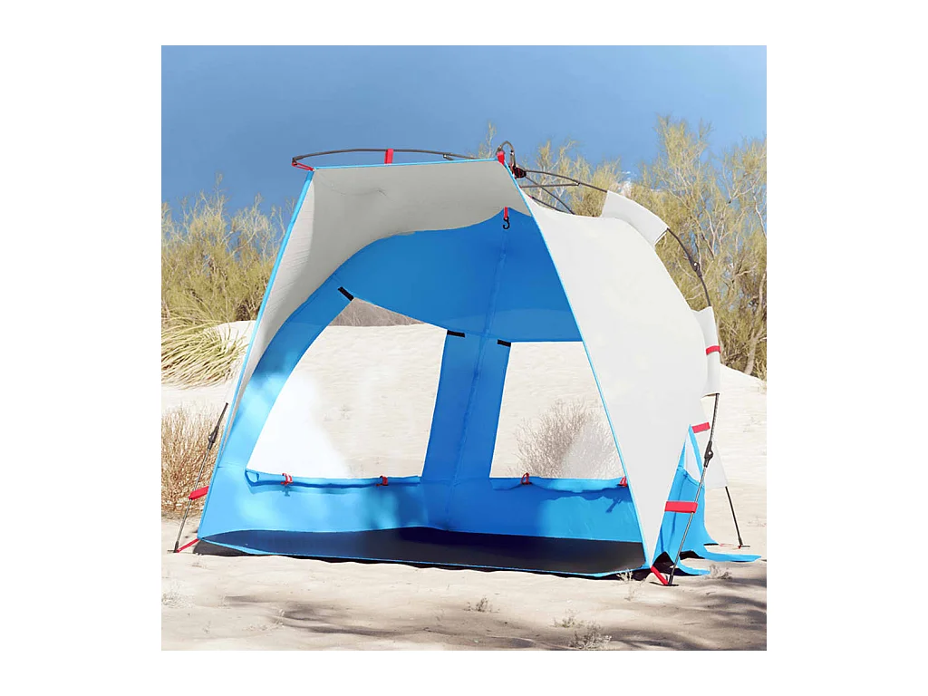 Tonnelle -Tente de plage 2 personnes libération rapide imperméable FR124406