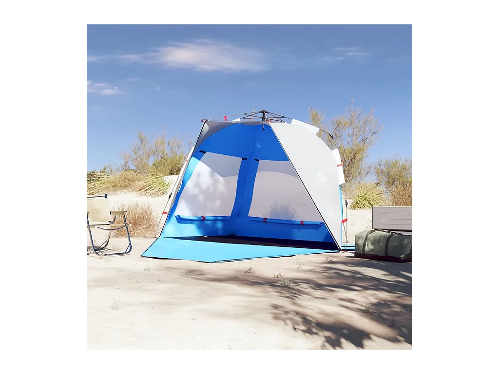 Tonnelle -Tente de plage 3 personnes libération rapide imperméable FR621915