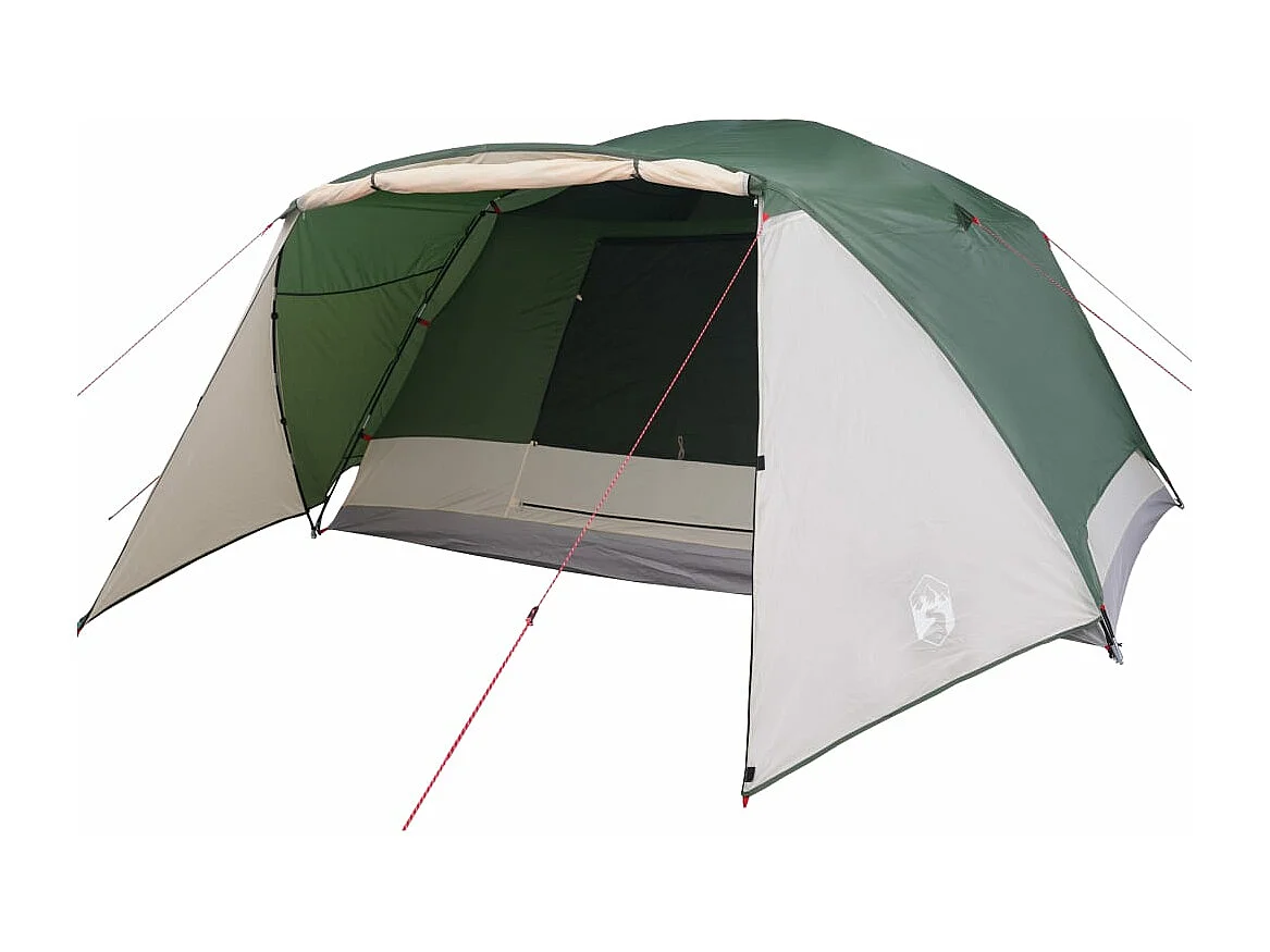 Tenda familiar c/ avançado para 6 pessoas impermeável verde PT785765