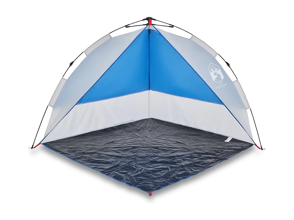 Tonnelle -Tente de plage bleu azuré libération rapide imperméable FR909617