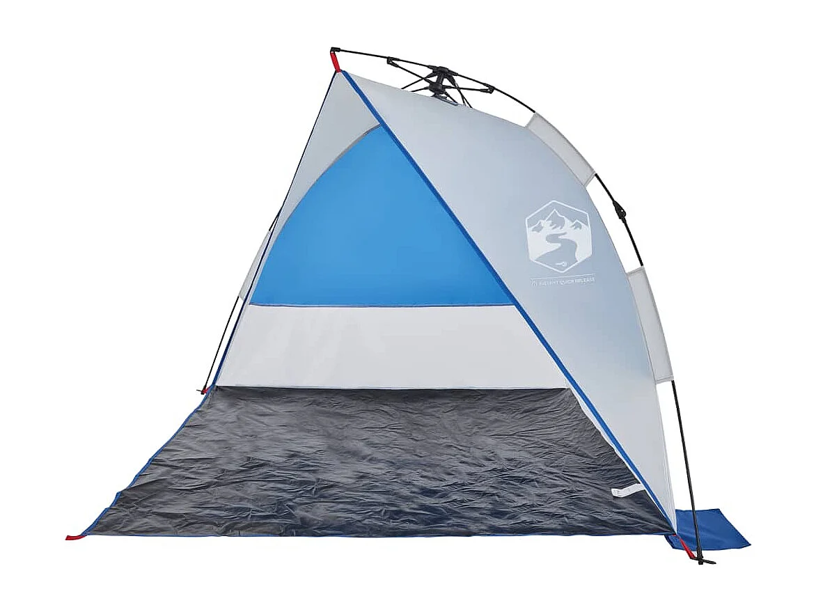 Tonnelle -Tente de plage bleu azuré libération rapide imperméable FR909617
