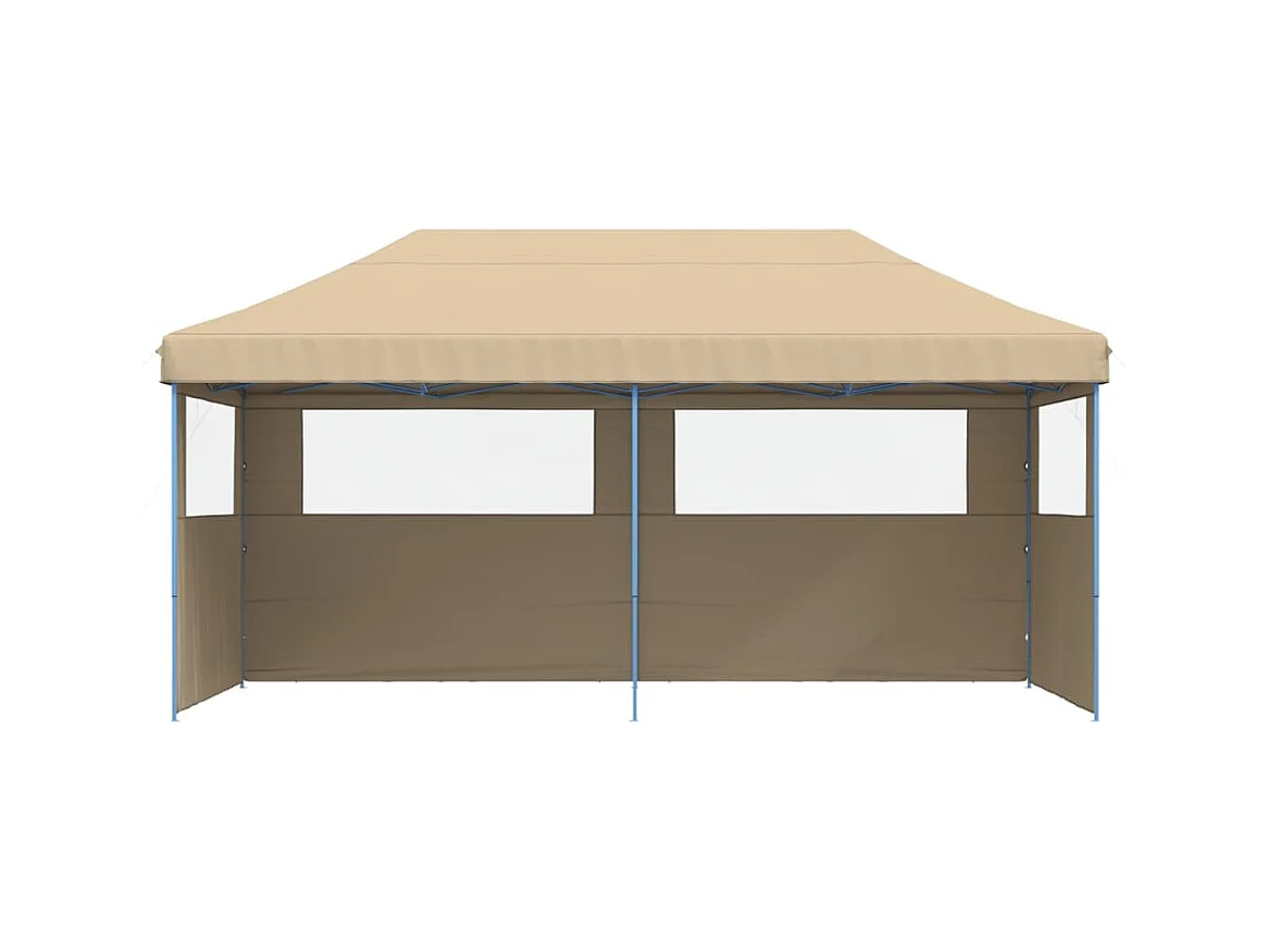 Tonnelle -Tente de réception pliable escamotable avec 3 parois latérales FR518353