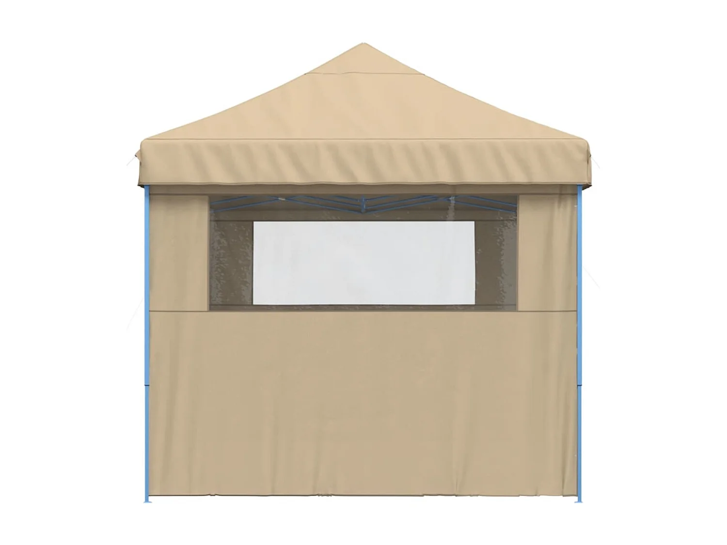 Tonnelle -Tente de réception pliable escamotable avec 3 parois latérales FR518353