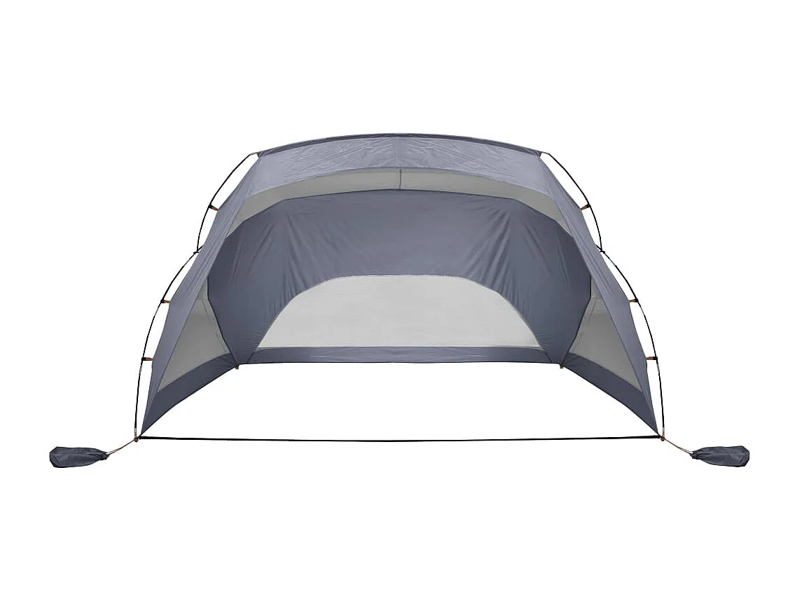 Strandtent 274x178x170/148 cm 185T polyester grijs BE648775