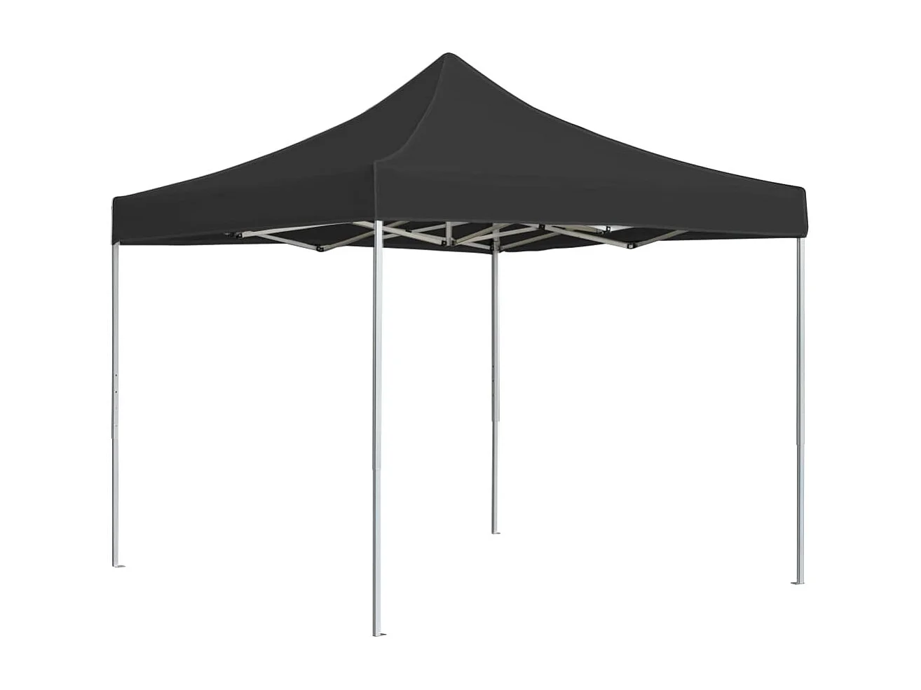 Tonnelle -Tente de réception pliable Aluminium 2 x 2 m Anthracite FR963399