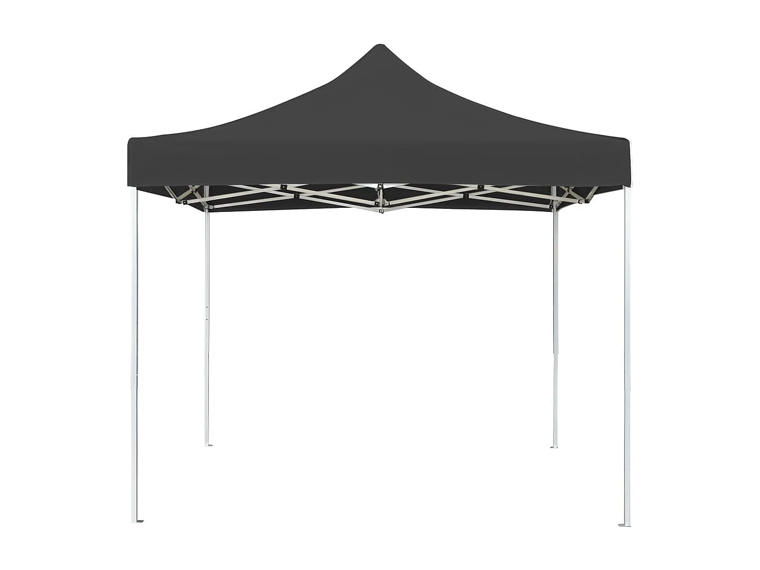 Tonnelle -Tente de réception pliable Aluminium 2 x 2 m Anthracite FR963399