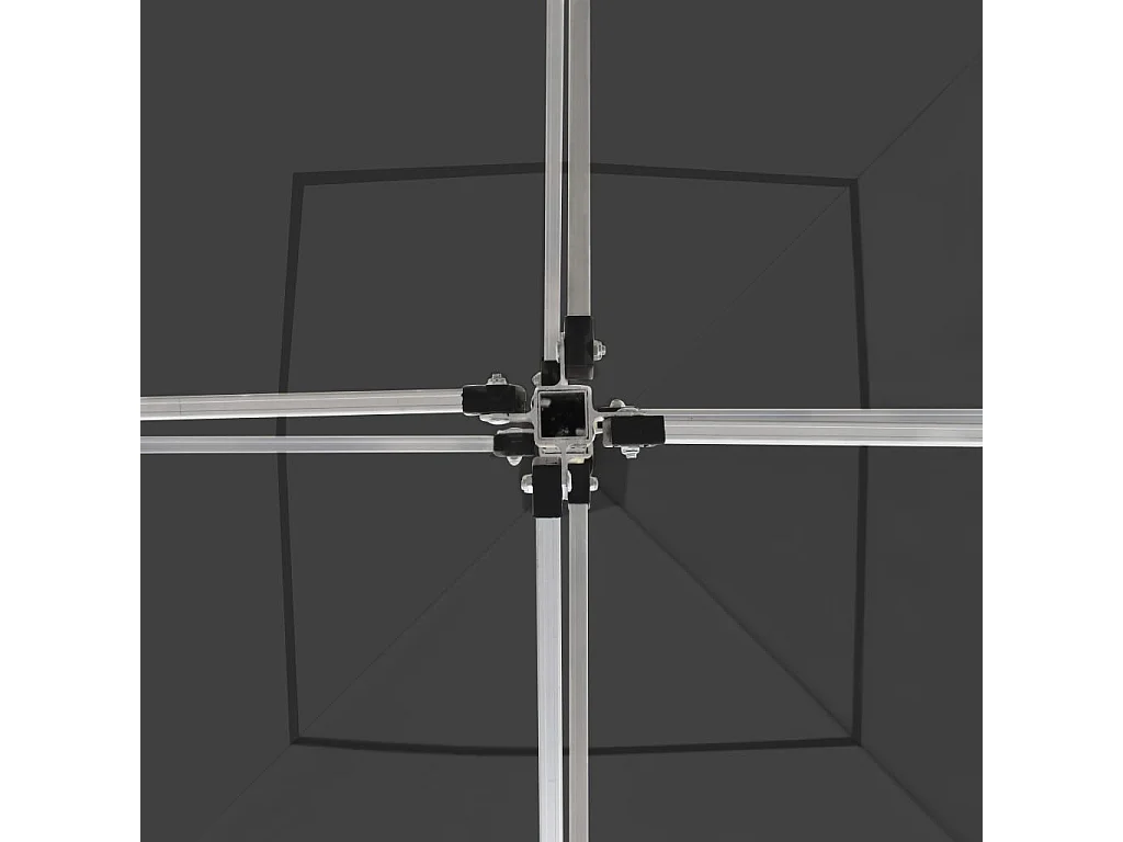 Tonnelle -Tente de réception pliable Aluminium 2 x 2 m Anthracite FR963399