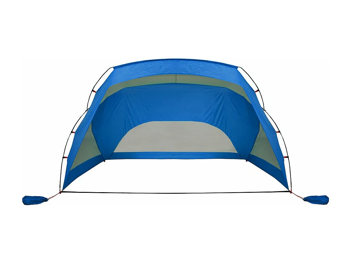 Tonnelle -Tente de plage bleu azuré 274x178x170/148 cm 185T polyester FR972815