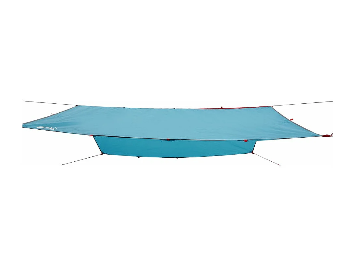 Tonnelle- Bâche de camping bleu 500x294 cm imperméable FR109655