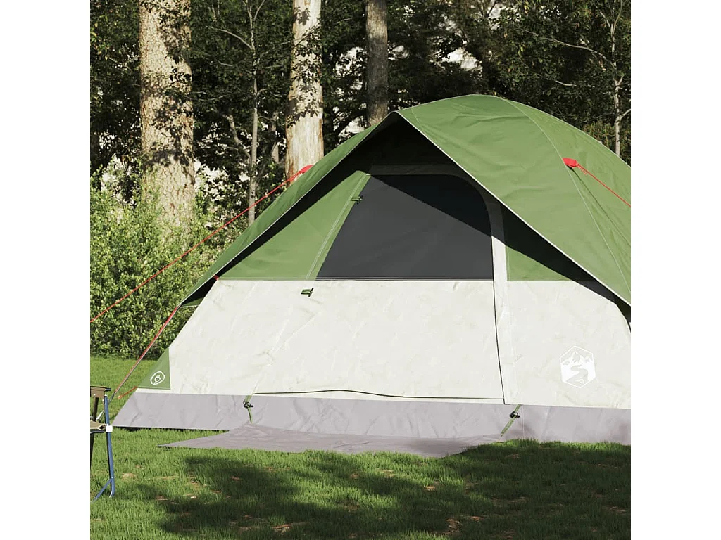 Koepeltent 6-persoons waterdicht groen BE535447
