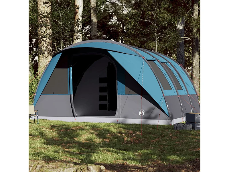 Tunneltent 7-persoons waterdicht blauw BE950704