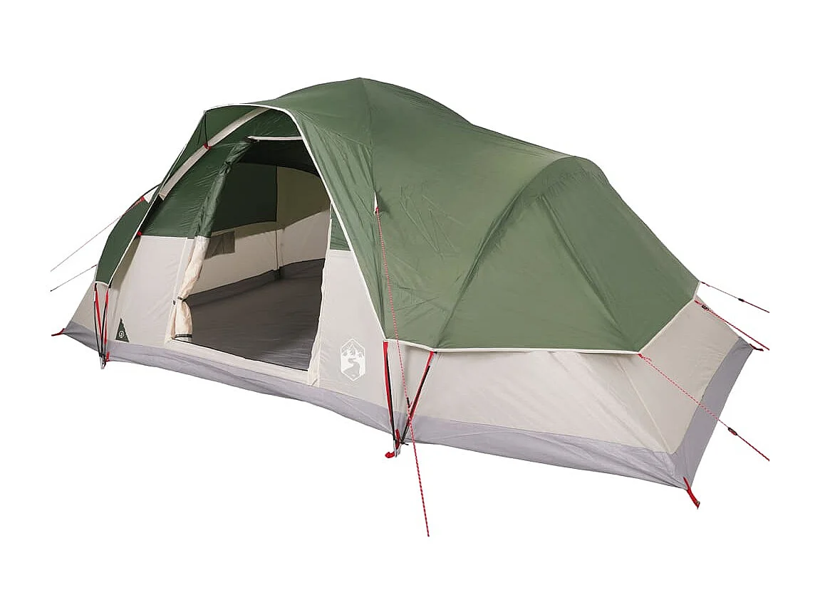 Tonnelle -Tente familiale à dôme 9 personnes vert imperméable FR414239