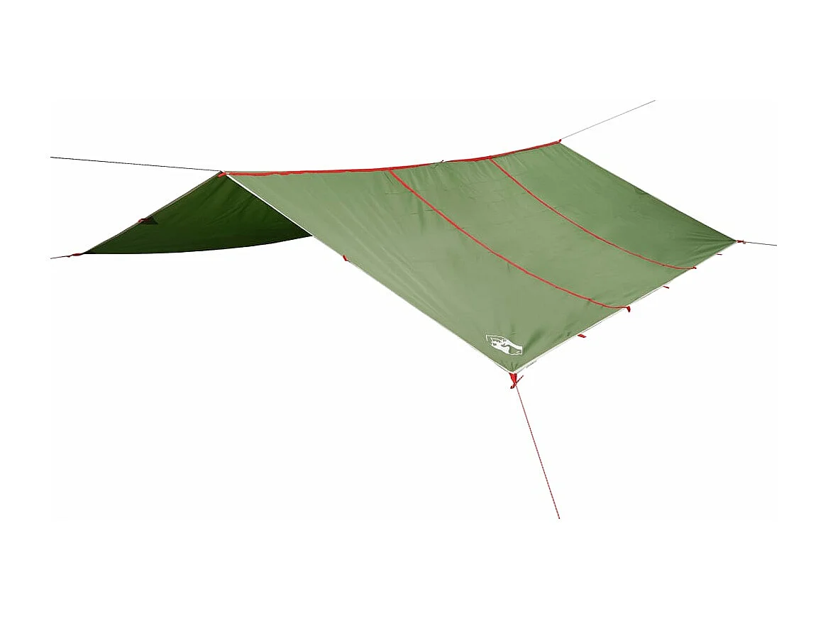 Tonnelle- Bâche de camping vert 420x440 cm imperméable FR244955