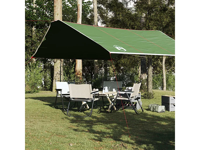 Kampeerluifel waterdicht 420x440 cm groen BE122195