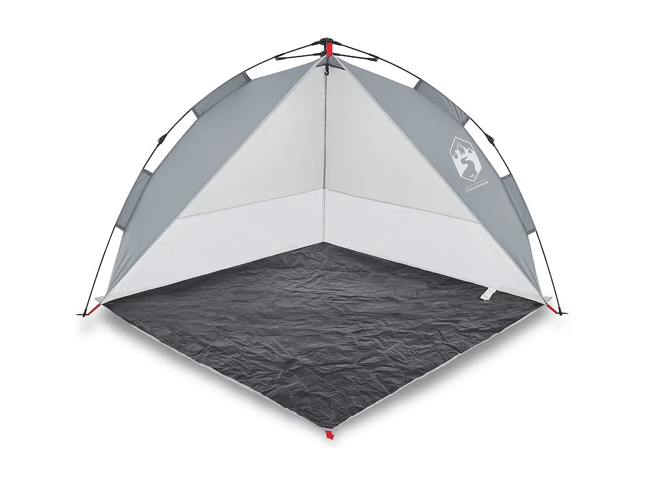 Tonnelle -Tente de plage gris libération rapide imperméable FR143054