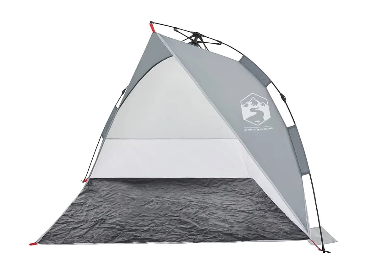 Tonnelle -Tente de plage gris libération rapide imperméable FR143054