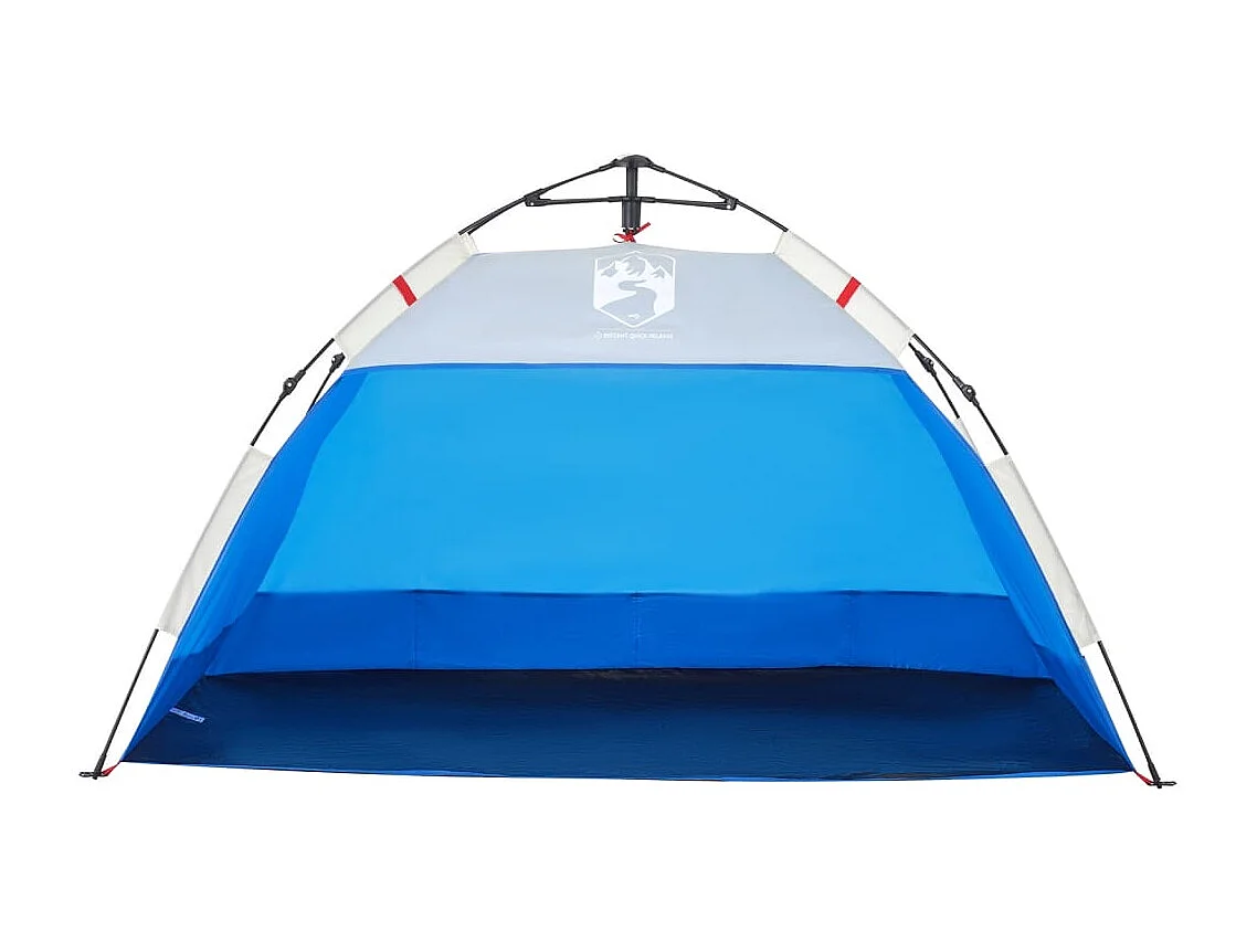 Tienda de playa 2 personas impermeable apertura rápida azul ES477316