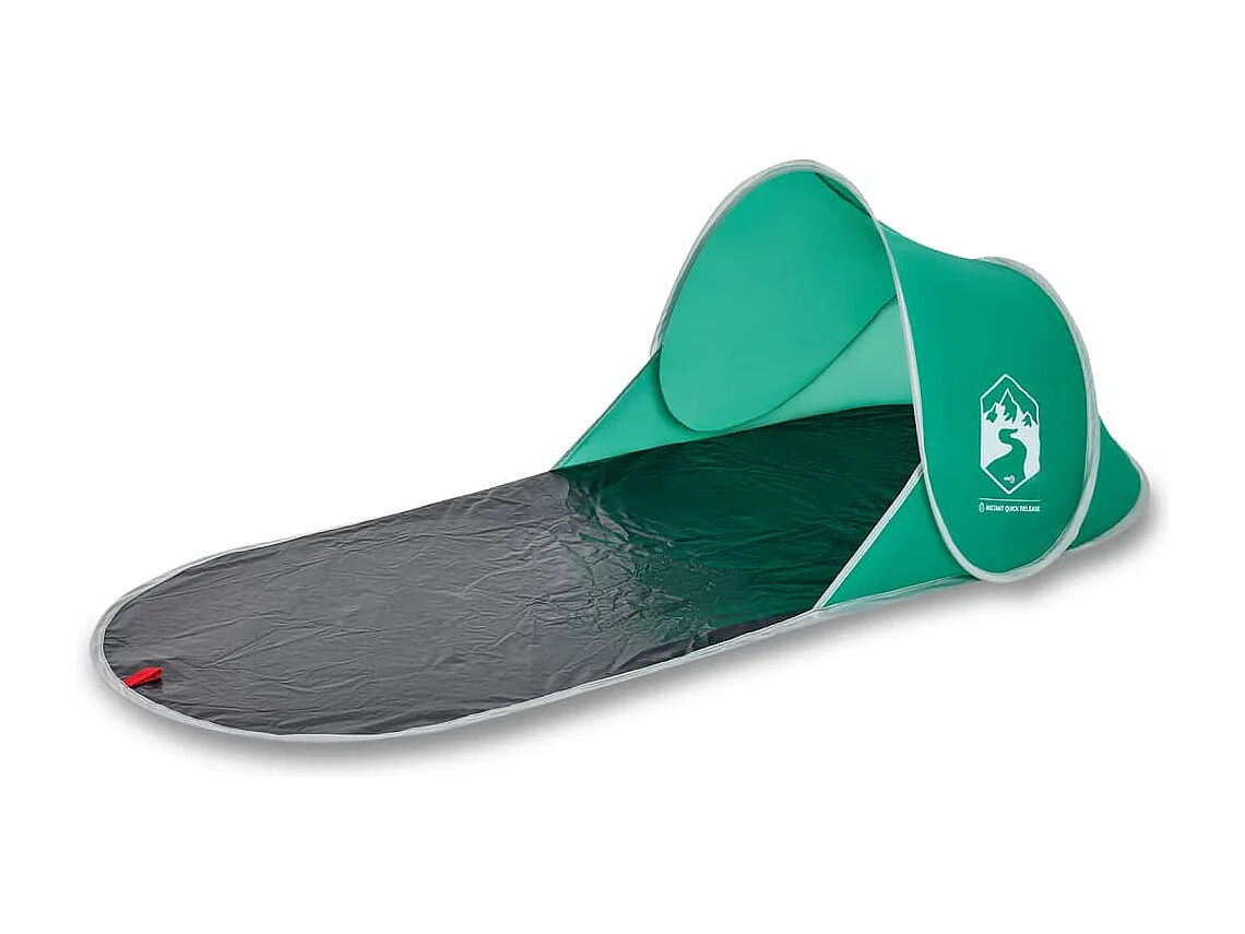 Tonnelle -Tente de plage vert d'eau escamotable imperméable FR732038