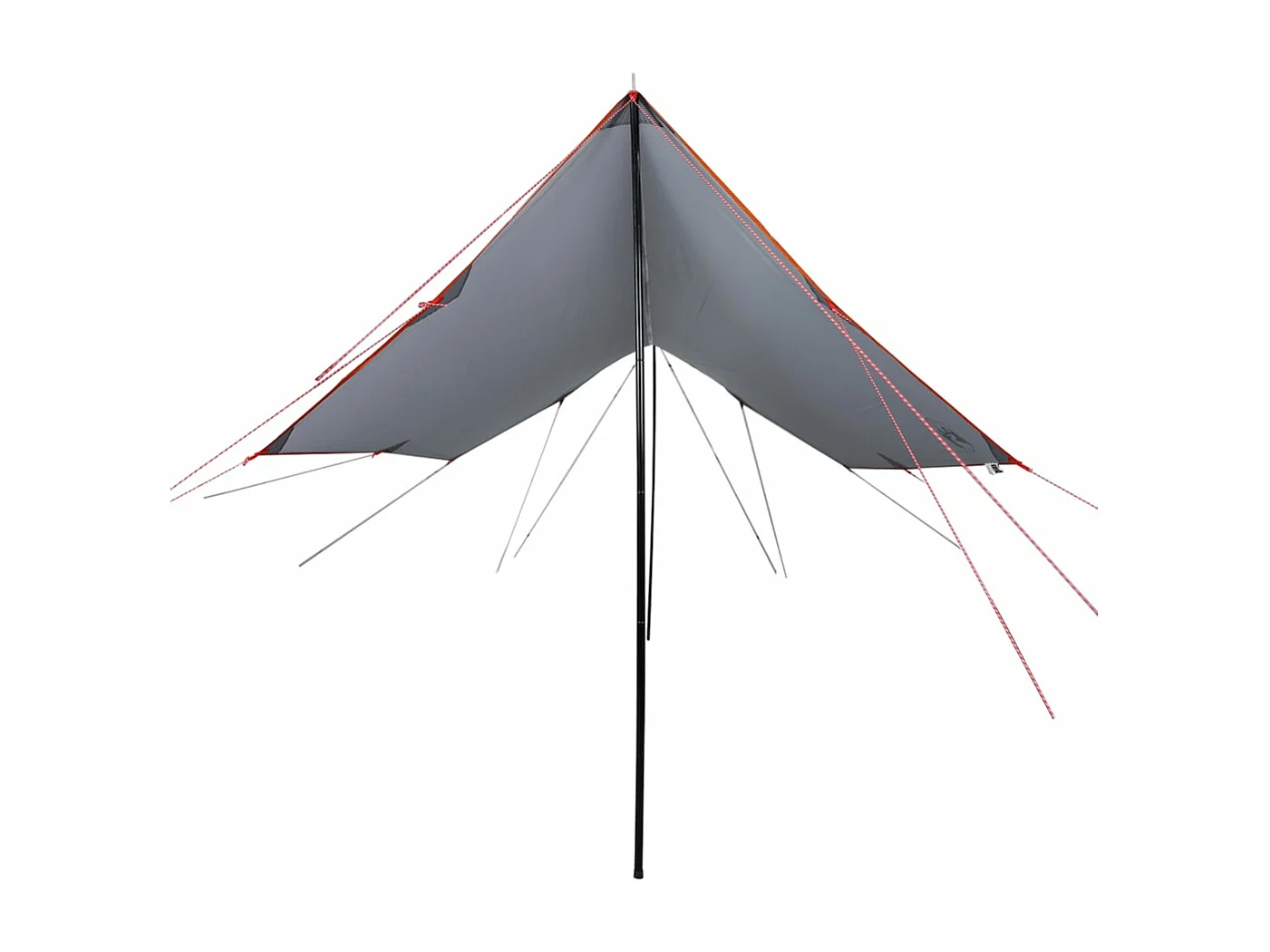 Kampeerluifel waterdicht 460x305x210 cm oranje BE962446