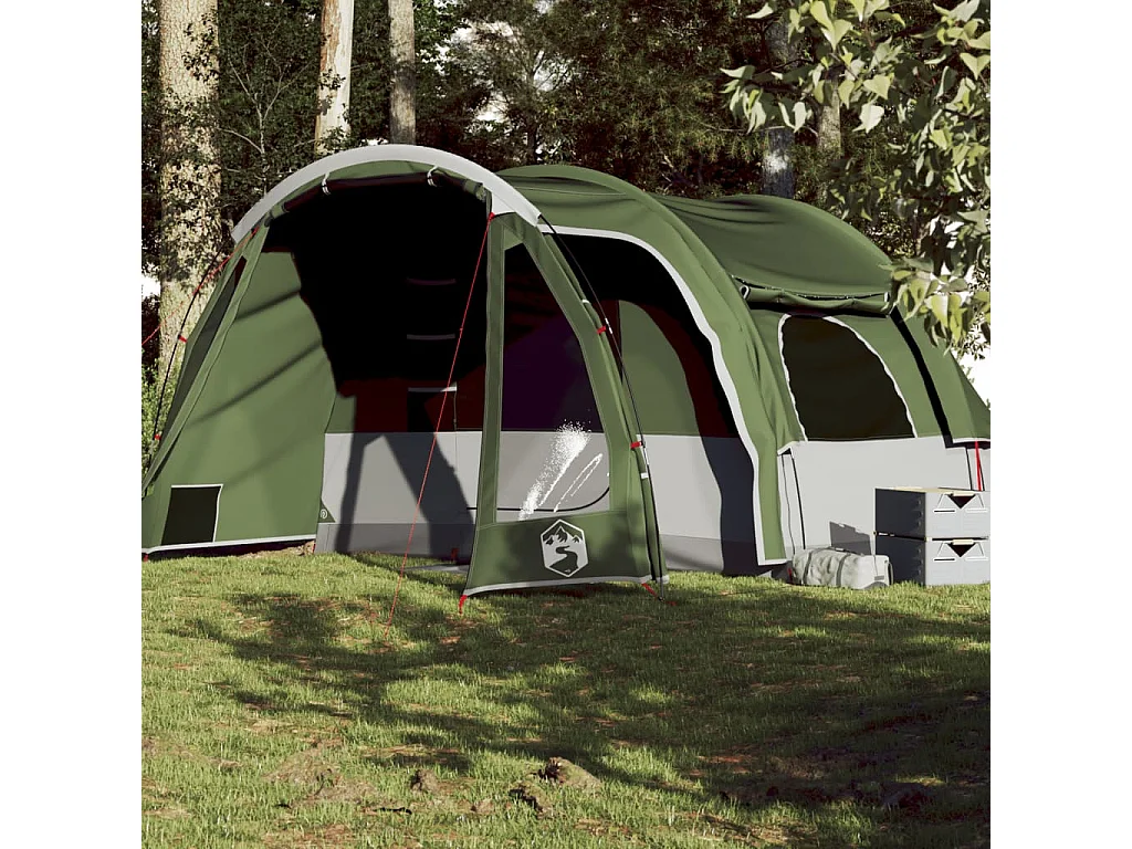 Tonnelle -Tente familiale 6 personnes vert imperméable FR618015