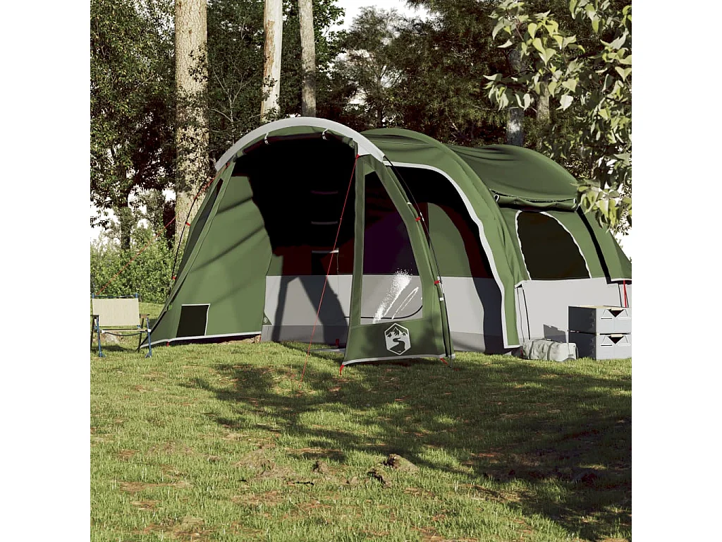 Tonnelle -Tente familiale 6 personnes vert imperméable FR618015