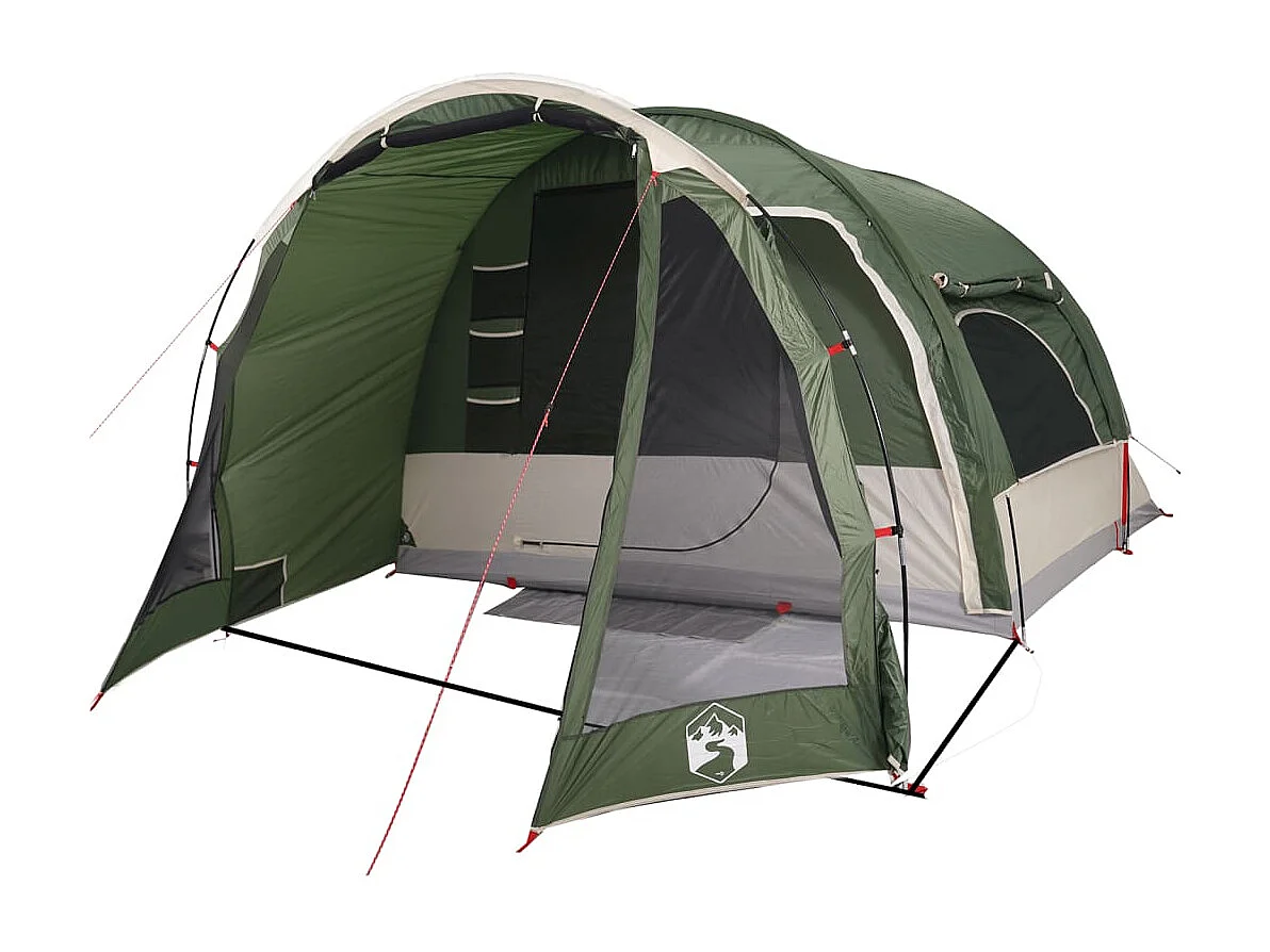 Tonnelle -Tente familiale 6 personnes vert imperméable FR618015