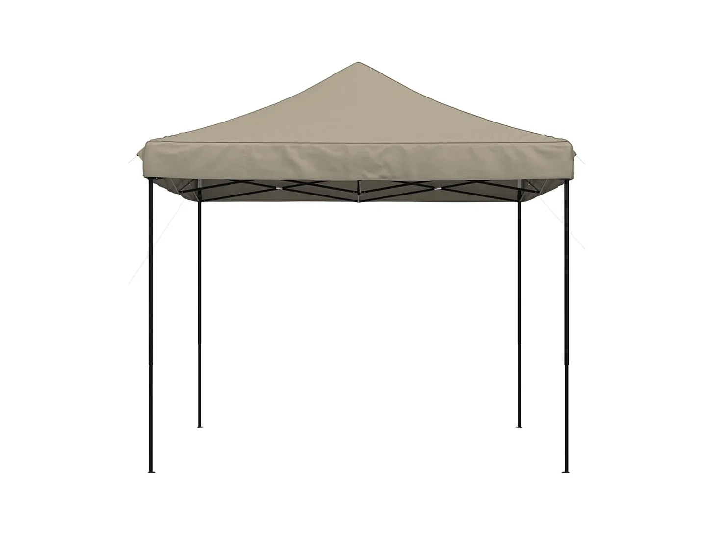 Tonnelle -Tente de réception pliable escamotable taupe 292x292x315 cm FR603586