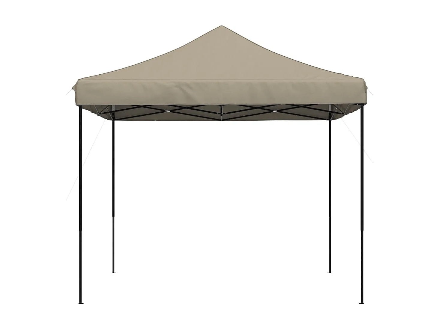 Tonnelle -Tente de réception pliable escamotable taupe 292x292x315 cm FR603586