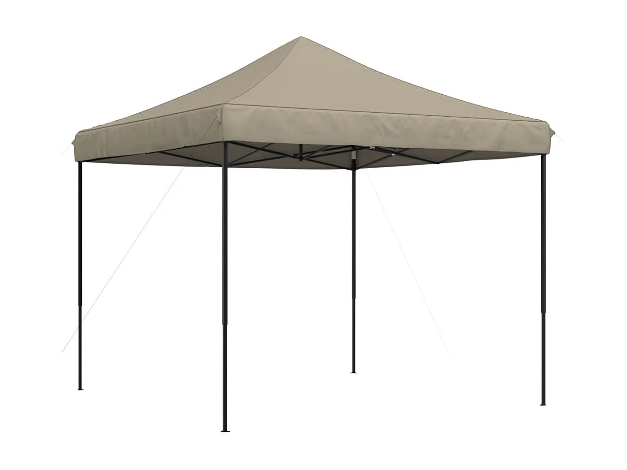 Tonnelle -Tente de réception pliable escamotable taupe 292x292x315 cm FR603586
