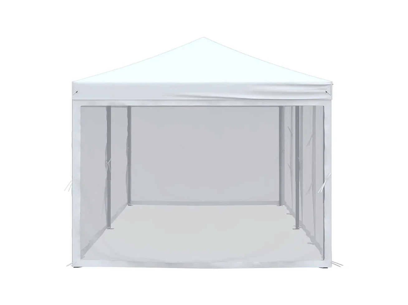 Partytent inklapbaar met zijwanden 3x6 m wit BE782875