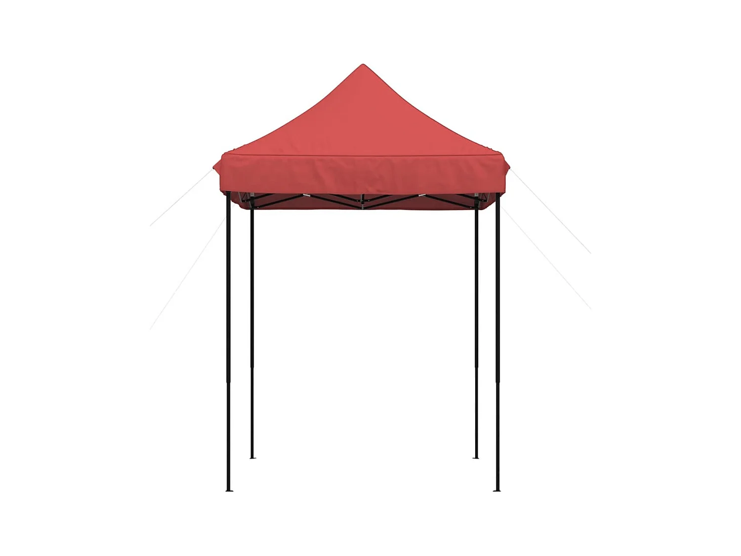 Tonnelle -Tente de réception pliable escamotable bordeaux 200x200x306 cm FR576872