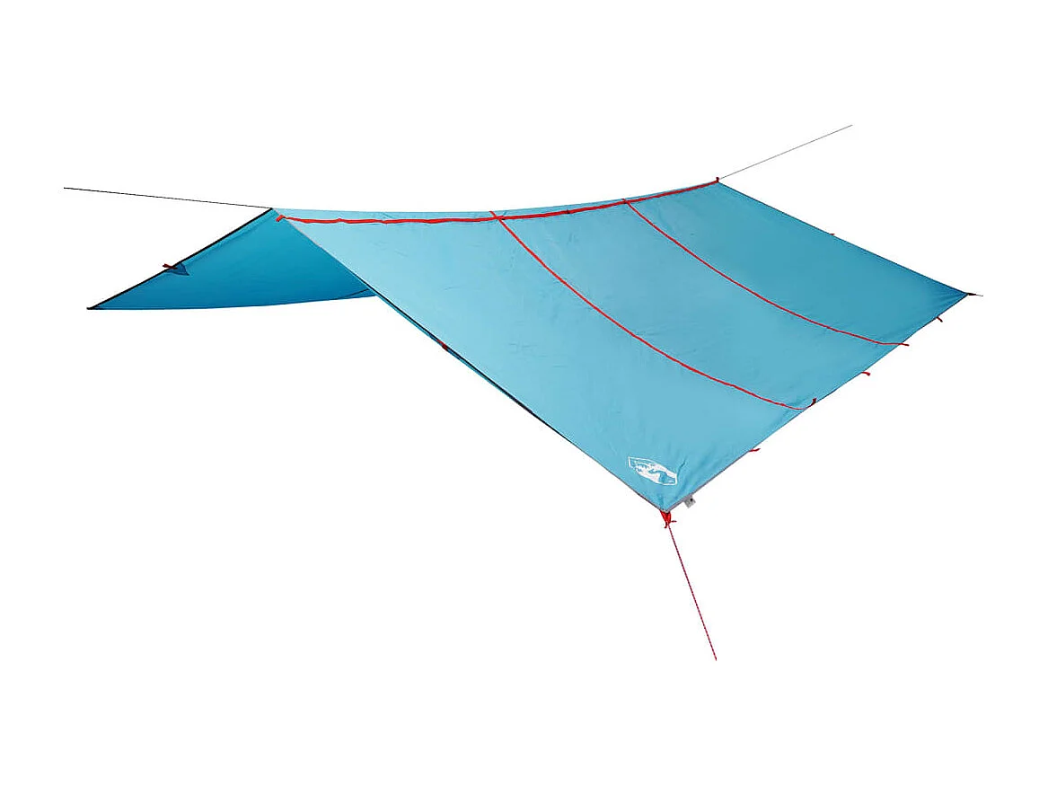 Tonnelle- Bâche de camping bleu 420x440 cm imperméable FR555662