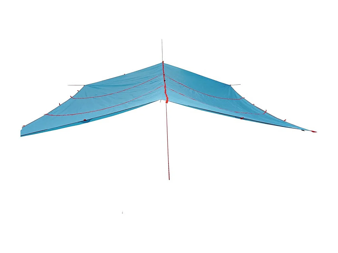 Tonnelle- Bâche de camping bleu 420x440 cm imperméable FR555662