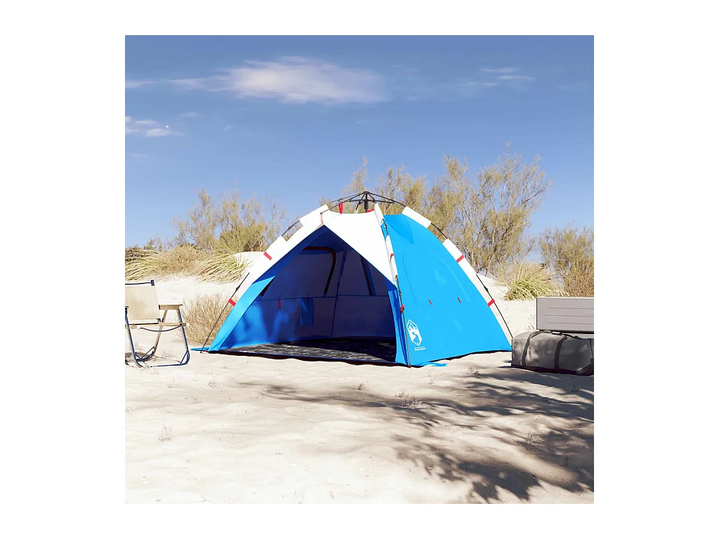 Tonnelle -Tente de plage 3 personnes libération rapide imperméable FR311276