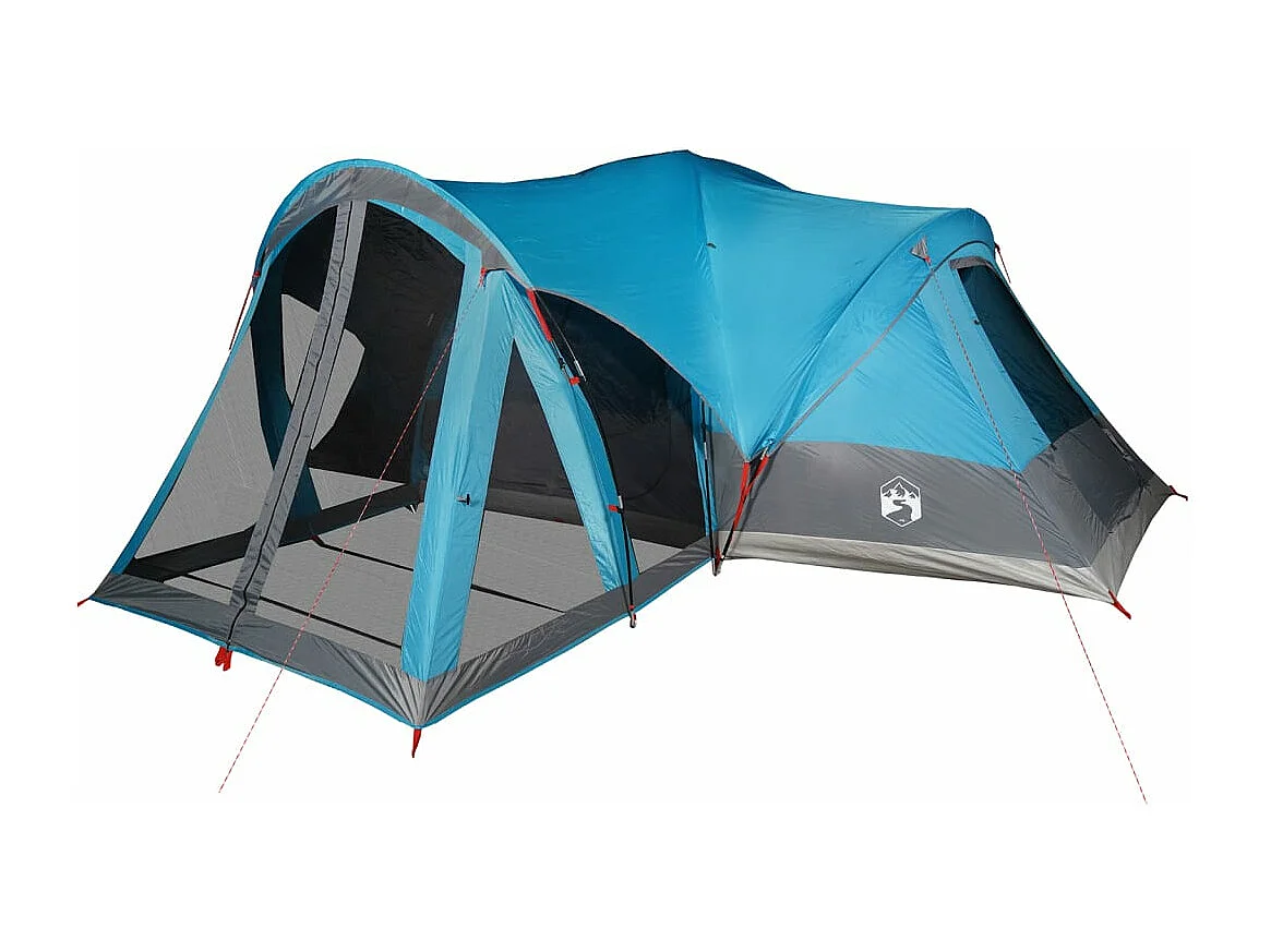 Tonnelle -Tente familiale tipi 8 personnes bleu imperméable FR950782