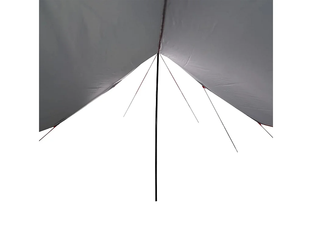 Lona de camping impermeable naranja 460x305x210 cm ES398692