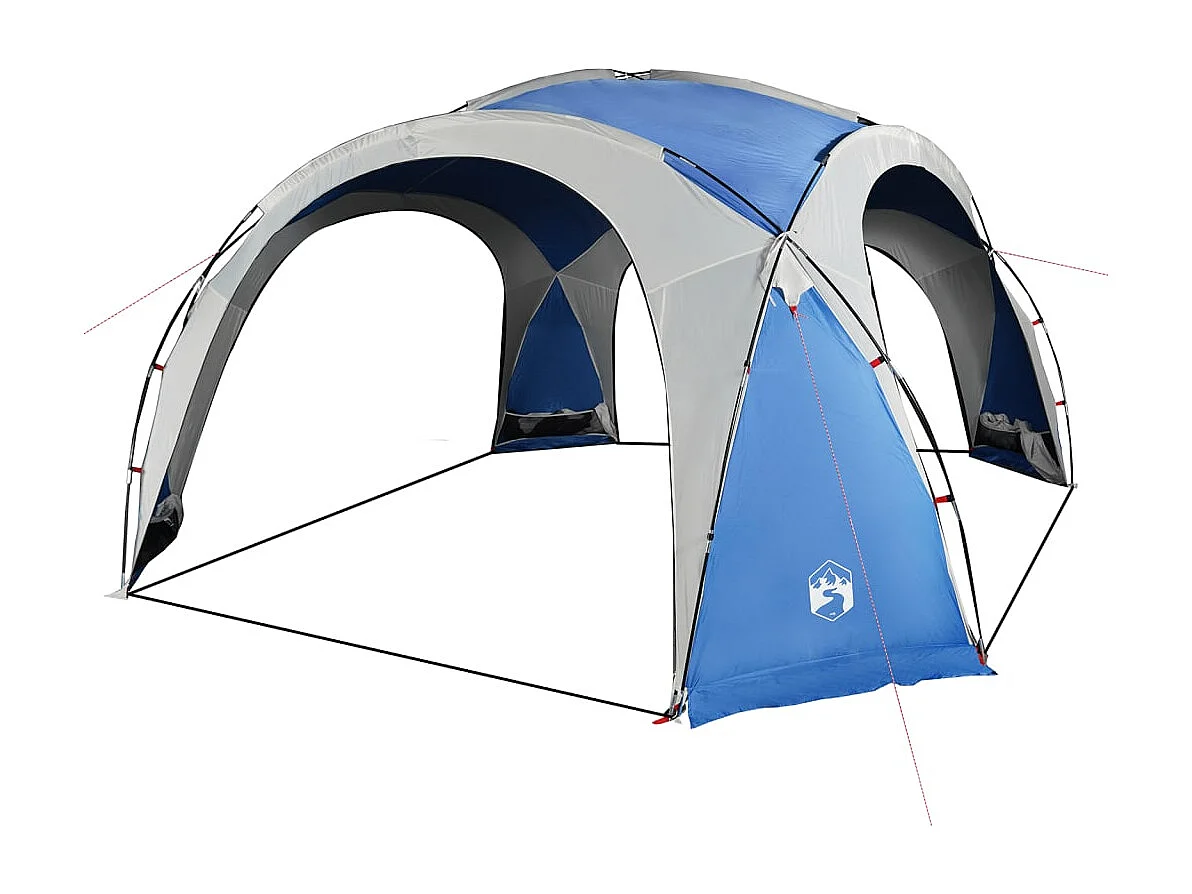 Tonnelle -Tente de réception bleu imperméable FR123380