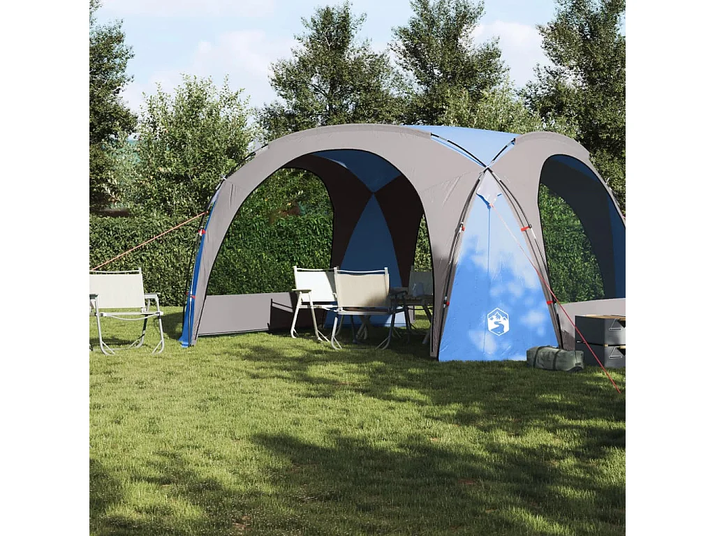 Tonnelle -Tente de réception bleu imperméable FR123380