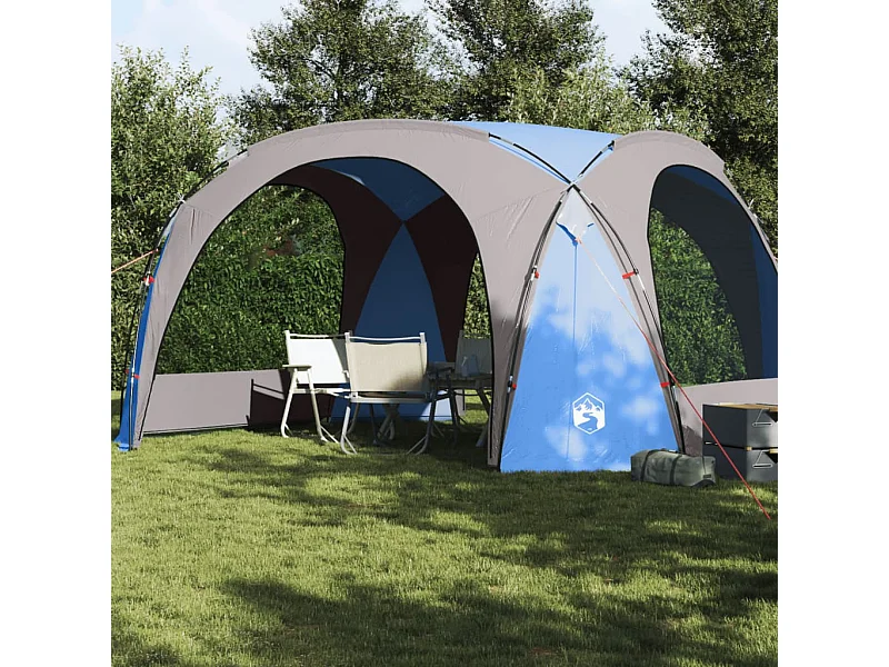 Tonnelle -Tente de réception bleu imperméable FR123380