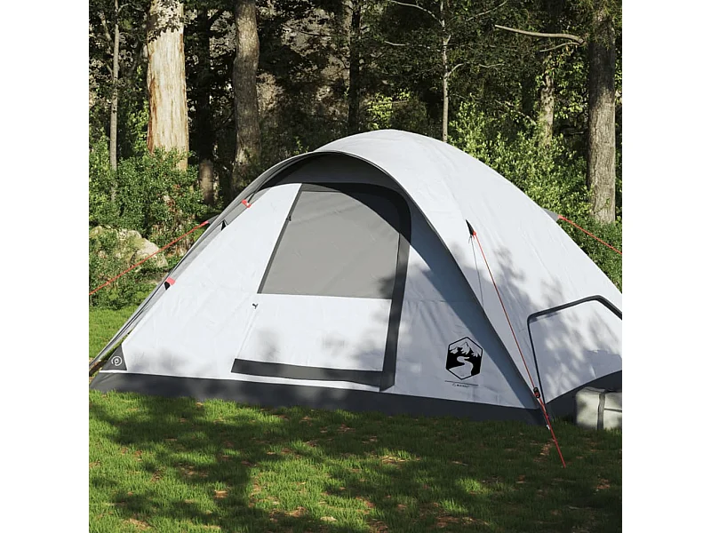 Tenda familiar cúpula p/ 6 pessoas opaca impermeável branco PT816489