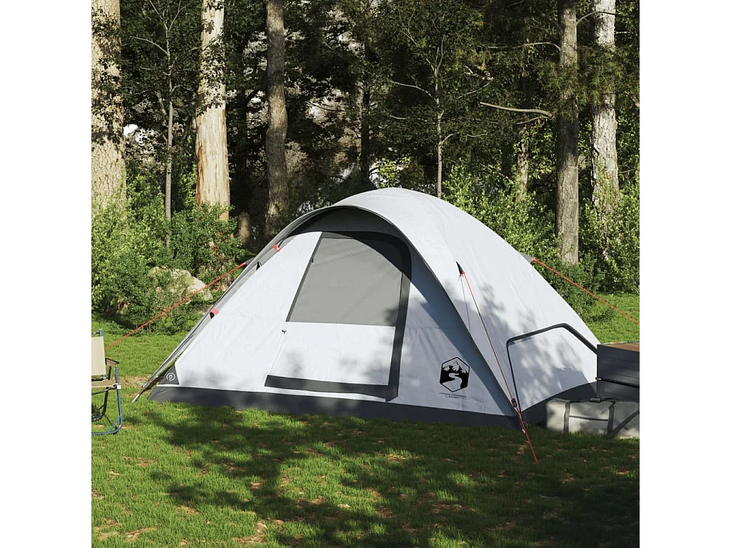 Tonnelle -Tente familiale à dôme 6 personnes tissu occultant imperméable FR836023