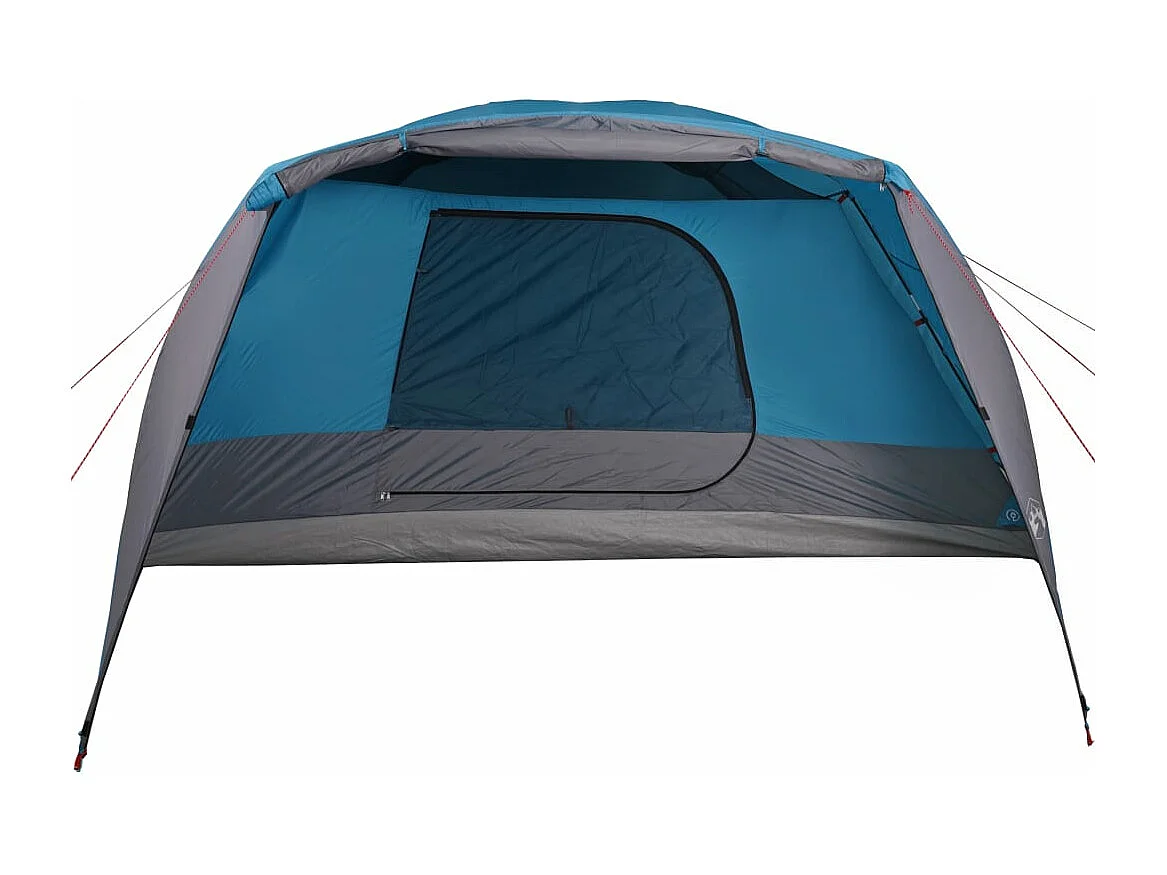 Tenda familiar c/ avançado para 6 pessoas impermeável azul PT866797